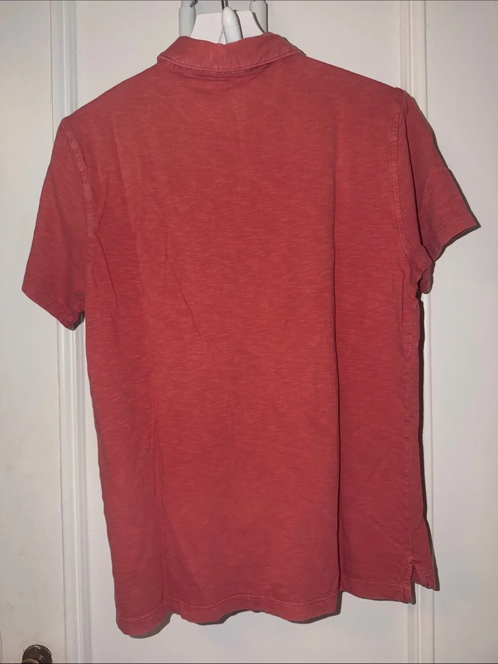 J. Crew Coral Polo with Chest Pocket